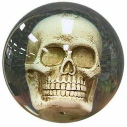 15 lb KR Strikeforce Clear SKULL Polyester OTB Bowling Ball 