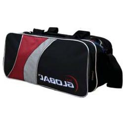 900 Global Bowling Double Tote w/shoes 2-Ball Bowling Ball B