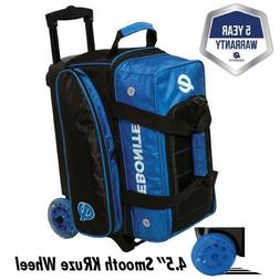 Ebonite Eclipse Royal Blue/Black 2 Ball Roller Bowling Bag