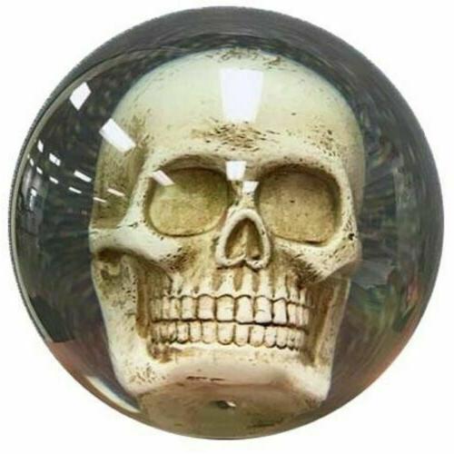15lb clear skull bowling ball new