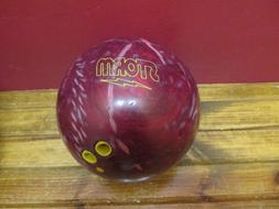 Vintage Red STORM HIT Bowling Ball 12lbs Made in USA Very Go