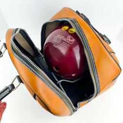 Vintage Columbia u300 Bowling Ball - w/ vintage AMF bag 15 P